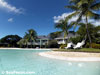 Man-made lagoon at Plantation Bay Resort