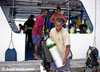 MV Bilikiki - loading the tender