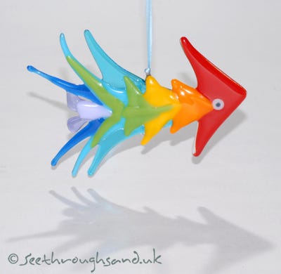 Fused glass starfish