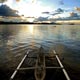 Outrigger in Wori Bay