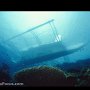 Dive banca above the reef